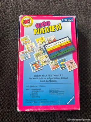 Ravensburger Reisespiel 1000 Namen Bild 2