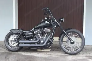 Harley-Davidson Dyna Wide Glide Chopper   Cruiser Bild 5
