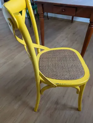 Bistro-Stuhl Optik: Antik- gelb