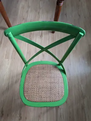 Bistro-Stuhl Optik: Antik- grün