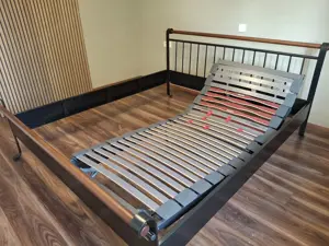 Doppelbett 200 x 180 inkl. zwei Lattenroste Bild 2