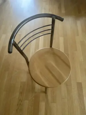 2 Holz-Metallsessel zu verkaufen Bild 4