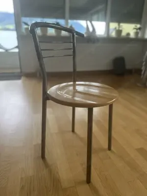 2 Holz-Metallsessel zu verkaufen Bild 3