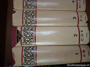 diverse alte Bücher - Lexikon und Duden Bild 3