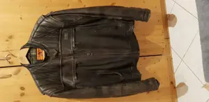Motorrad Lederjacke Bild 3