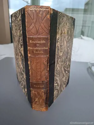 Fachbücher Encyclopädie Mikroskopische Technik, alt, Ausgabe 1903 Bild 3