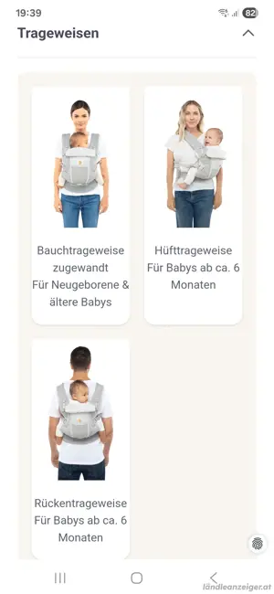 Babytrage Ergobaby  Bild 5