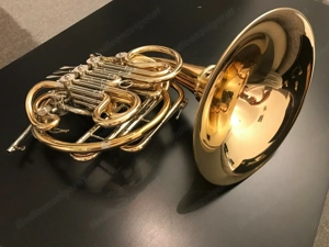 Hans Hoyer Tripelhorn C 23 L Waldhorn Horn  Bild 3