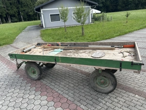 Anhänger Traktor   Gummiwagen Bild 2