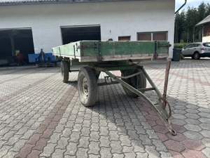 Anhänger Traktor   Gummiwagen Bild 4