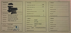 Neu!!! Boot Schlauchboot 280 mit Suzuki 6 PS BODENSEEZULASSUNG!!! Bild 5