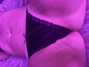 Black wet Tanga Bild 2