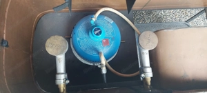 Original Wespo Flambierwagen mit 2 Gasbrenner sehr dekorativ  Bild 6