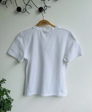 Weißes Damen Shirt von adidas  Bild 3