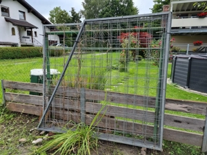Metallgitter Beschattung für Pergola zum Bewachsen lassen  Bild 2