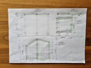 Metallgitter Beschattung für Pergola zum Bewachsen lassen  Bild 3