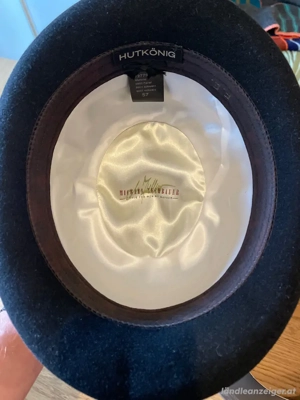 Hut Melone Grösse 57 schwarz Bild 3