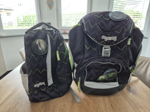 Schulrucksack Ergobag schwarz grün Bild 3