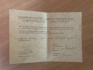 Christus Kreuz - handgefasst (Echtgold), Lindenholz Bild 2