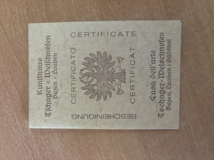 Christus Kreuz - handgefasst (Echtgold), Lindenholz Bild 3