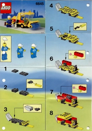 Lego retro Kehrmaschine Bild 4