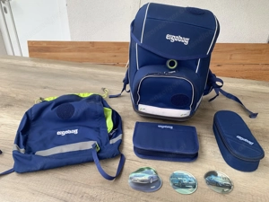 Ergobag -Schultasche - blau-mit Polizeiklettis Bild 6