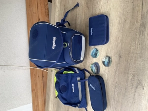 Ergobag -Schultasche - blau-mit Polizeiklettis Bild 2