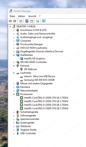HP 8200 ELITE All-In-One-PC Windows 11 PRO Office 2024 ideal bei Platzproblemen i5 Webcam NEUE SSD Bild 4