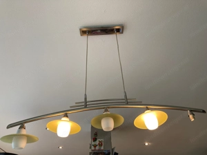 Hängelampe ( HALOGEN ), gebraucht, nicht mehr ganz vollständig, für Bastler, GRATIS