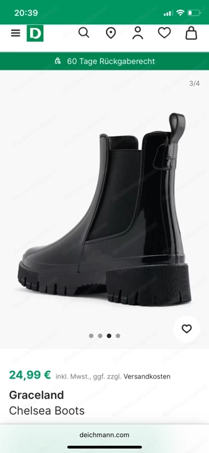  Chelsea Boots   Gummistiefel Gr. 39