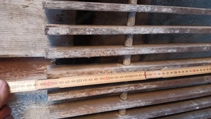 Holzrost für Hühnerstall