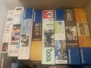 Verschiedene Puzzle zu verkaufen