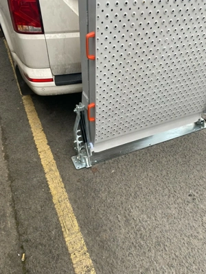 Motorrad drehbare Laderampe 2,5 m x 1100 mm