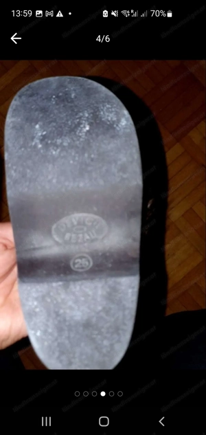 Holzschuh vorarlberg lammfell gr. 25 Bild 2