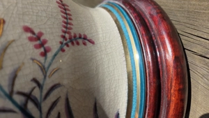 gr. Tischlampe Porzellan Japanisch Bild 6