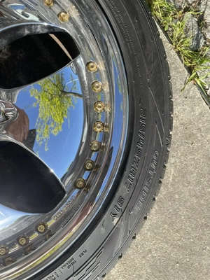 DOTZ Felgen chrom Audi VW Fiat Alfa 5x100 Lochkreis 215 45-ZR17 91Y Bild 3