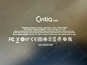  WACOM Cintiq 13HD DTK-1300   K0 LCD pen tablet plus backup tablet Bild 4