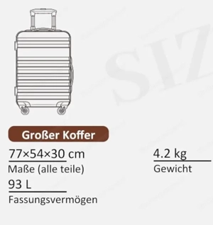 Reisekoffer Groß 93L Bild 6