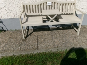 Holzbänkle mit Tisch 