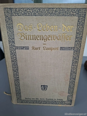 Buch, das Leben der Binnengewässer, Kurt Lampert, 1910