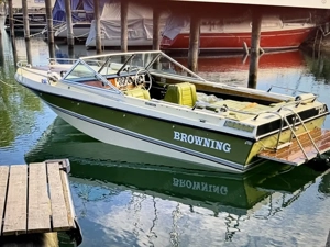 Motorboot-BROWNING+Bootstrailer Bild 10