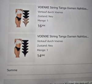 Microfaserslip mit Baumwolleinsatz originalverpackt neu 10 Stk. Gr. M Bild 2