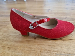 Kinder Glitzerschuhe mit Absatz Bild 3