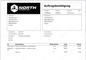Trampolin von der Firma NORTH Bild 3