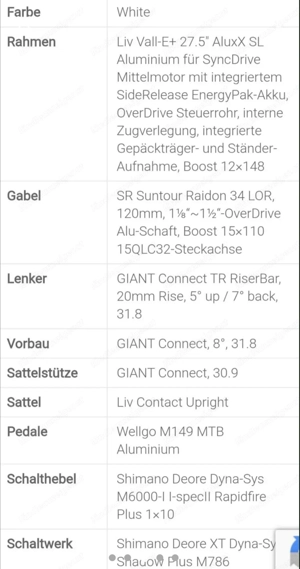 LIV Damen E-MTB Hardtail in S Bild 3