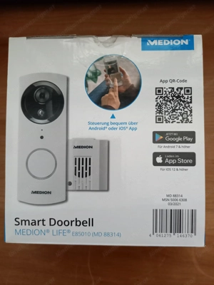 WiFi-Türklingel - Smart Doorbell von MEDION Bild 1