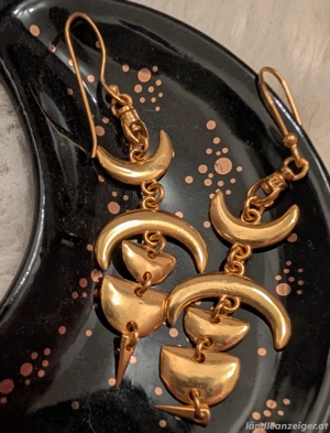 Ohrringe Boho gold lang  Bild 2