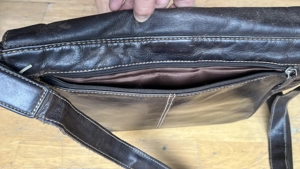 Echte Ledertasche zum Umhängen Bild 4