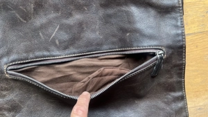 Echte Ledertasche zum Umhängen Bild 5