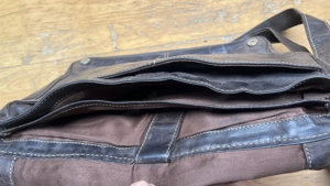 Echte Ledertasche zum Umhängen